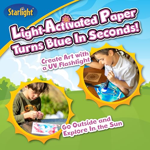 Starlight Instant Cyanotype Paper Refill – 20 Sheets of 8x10 Sun Paper – Sunprint Light-Sensitive Papers for Sun Art and Solar Printing Projects - Image 4