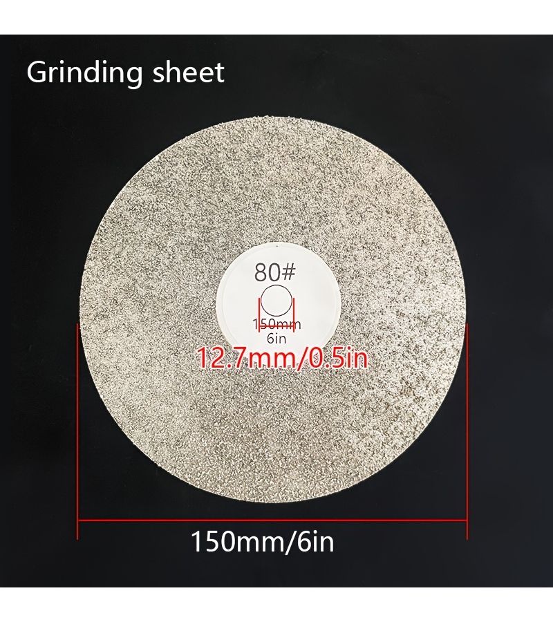 80 Grit 6 Inch 150mm Flat Grinding Disc For Polishing And Sanding - Image 2