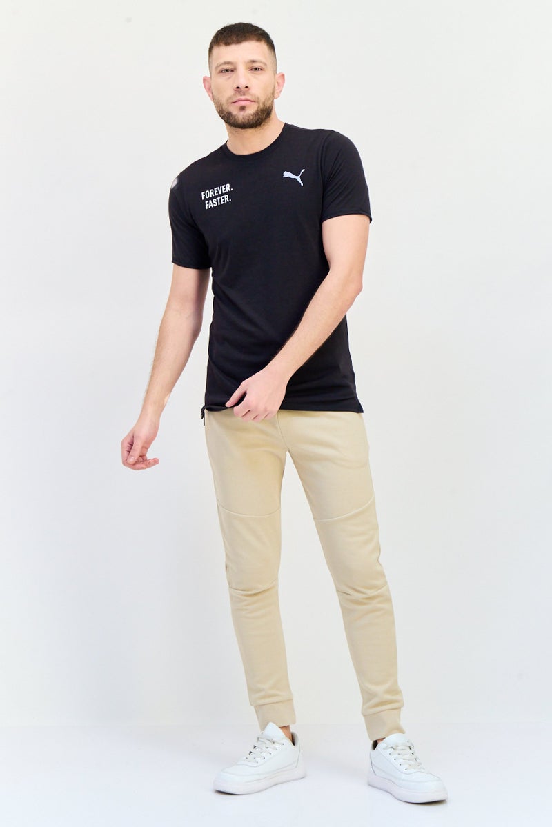 PUMA Men Sportswear Fit Short Sleeve Outdoor T Shirt, Black - Image 4