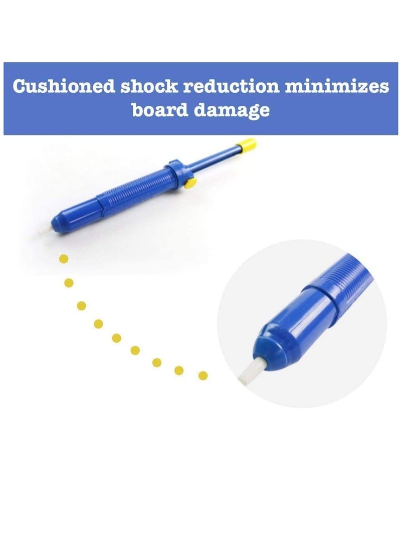 SYOSI 2 Pcs Solder S uc ker Desoldering Pump 13" Manual Solder Removal Tool for Through Hole Desoldering with Strong Vacuum Suction - Image 3