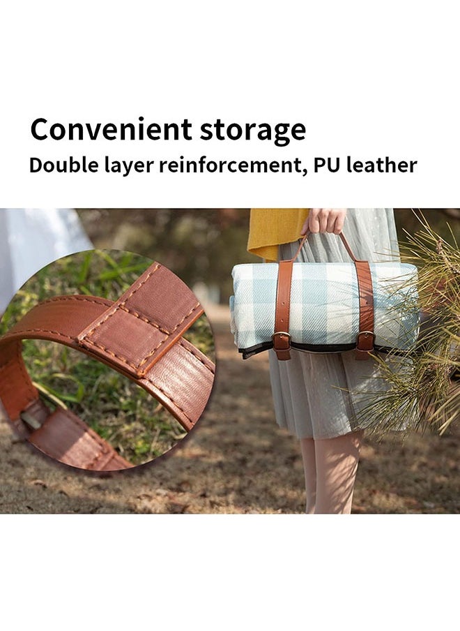 Arabest 200*200cm Extra Large Picnic Mat, Foldable Portable Picnic Blanket, Outdoor Blanket, 3-Layer Waterproof Outdoor Picnic Mat, Perfect for Beach, Grass Camping  - Image 5