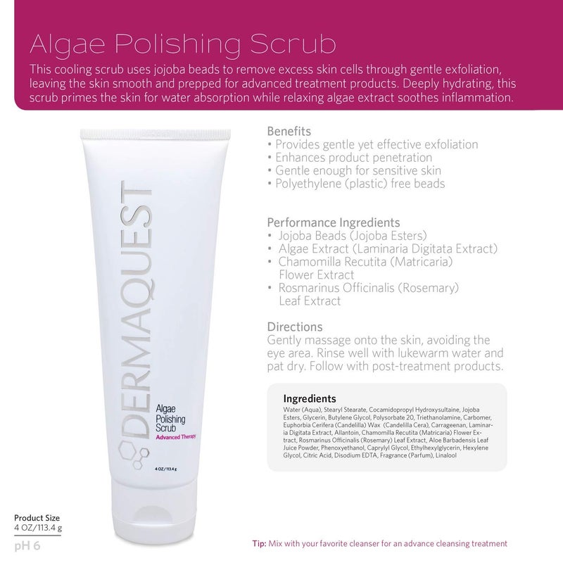 DermaQuest Advanced Therapy Algae Polishing Scrub 118 ml - Image 5