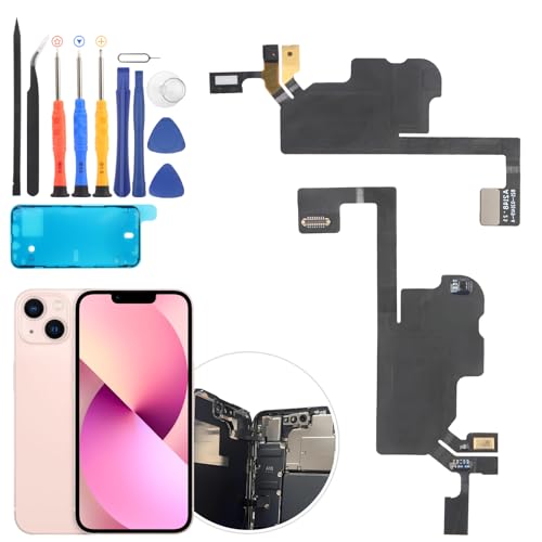 YWLRONG سماعة الأذن YWLRONG لهاتف iPhone 13 - بديل مع ضوء، حساس التقارب، كابل مرن وأدوات - Image 1