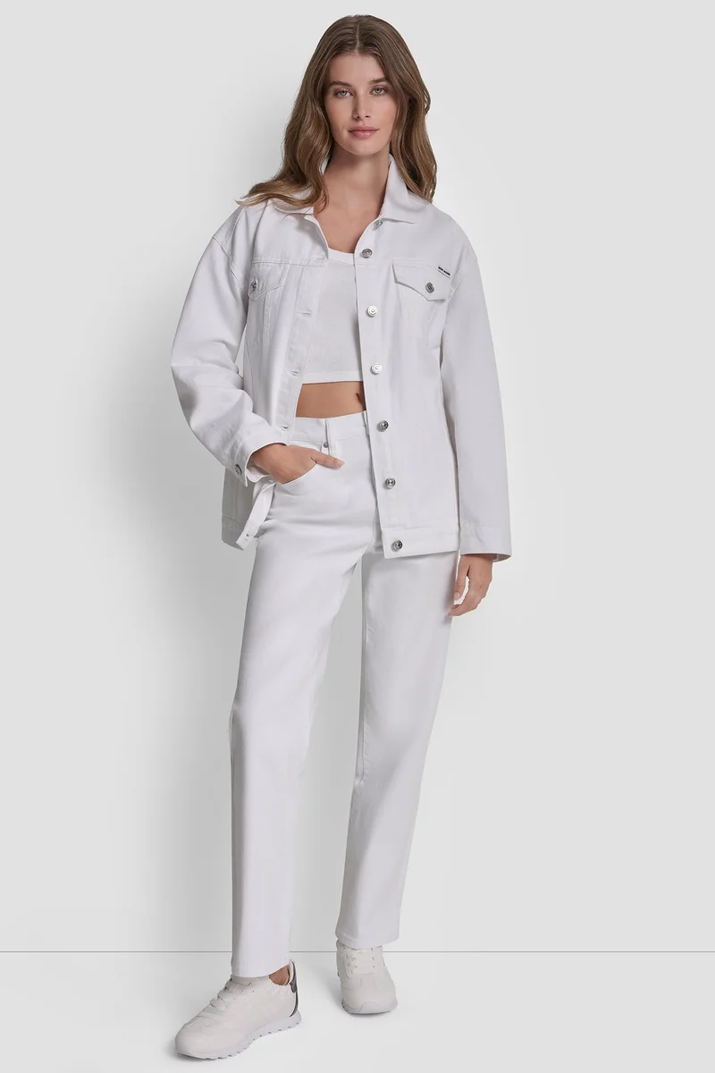 DKNY  MAXI LENGTH TRACK JACKET for Women | Best Price UAE