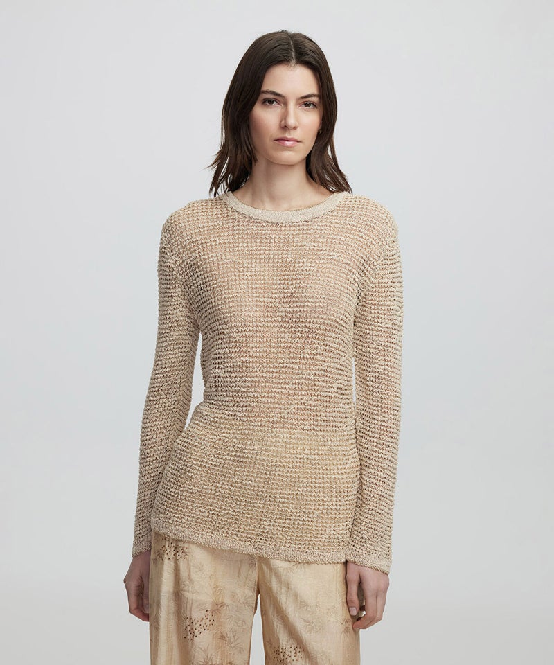 Ipekyol Openwork Knit Sweater - Image 1