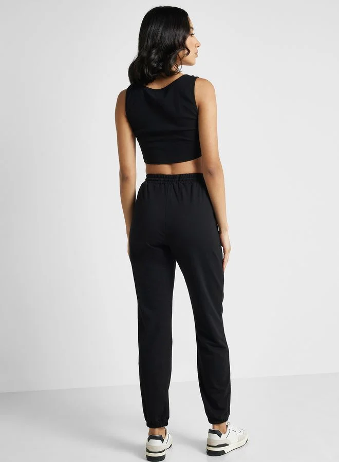 Ginger Basics Cropped Vest & Jogger Set