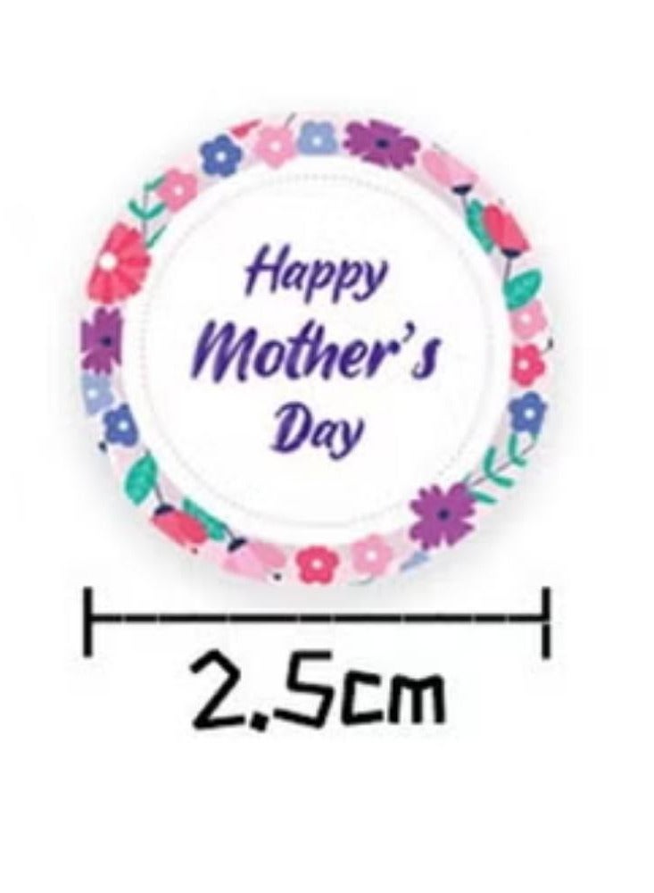 Mother's Day Flower Band Sticker Sealing Label - Image 2