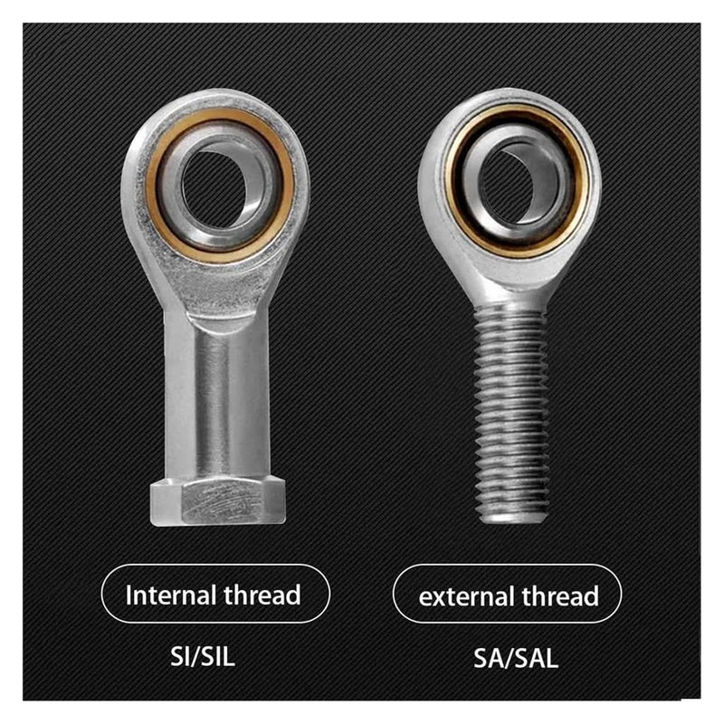 مقياس قضيب ملولب نهاية محمل مشترك SA 10 قطع 12TK M12X1 75 ذكر أنثى يسار يمين يد - Image 3