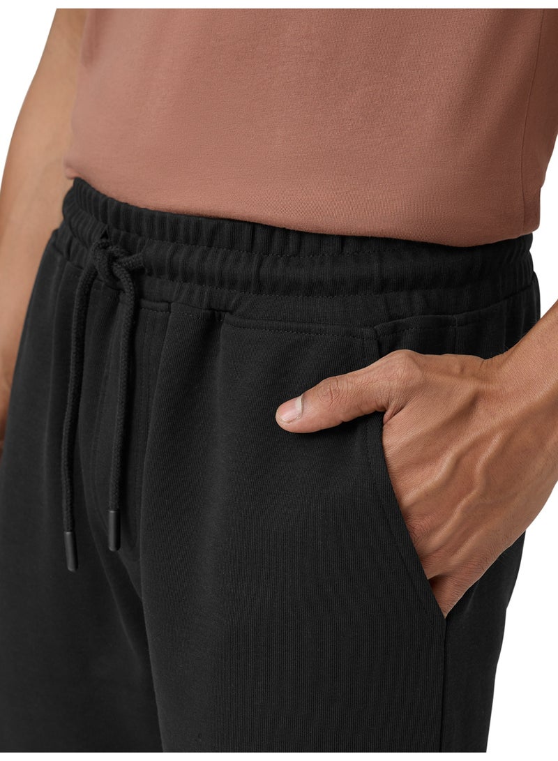 XYXX Men's Nova Cotton Regular Fit Solid Shorts With Side Pockets And No Marks Waistband Black - Image 5