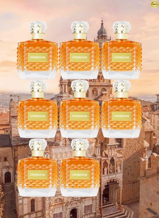 Alrehab 8 Pieces Overdose Alrehab Perfume EDP 100ML - Image 1