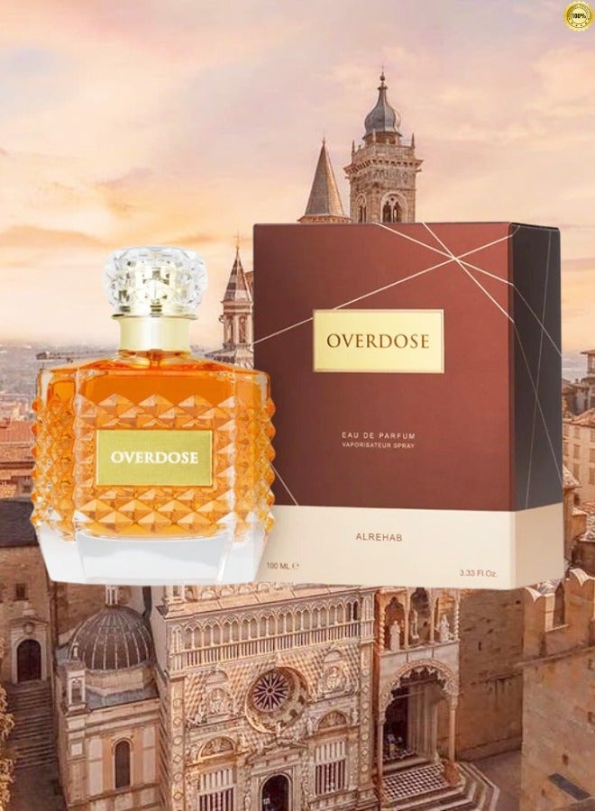 Alrehab 8 Pieces Overdose Alrehab Perfume EDP 100ML - Image 2