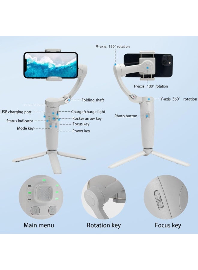 M1 3-Axis Gimbal Stabilizer 🚀 | Foldable | Remote Control | - Image 2