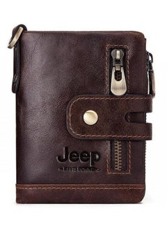 Jeep Fashion Leather Wallet Large Capacity Wallet Retro Wallet Men's Wallet  - Image 1