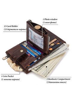 Jeep Fashion Leather Wallet Large Capacity Wallet Retro Wallet Men's Wallet  - Image 2