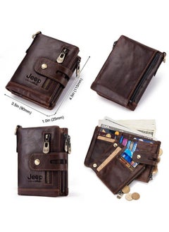 Jeep Fashion Leather Wallet Large Capacity Wallet Retro Wallet Men's Wallet  - Image 3