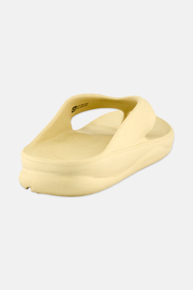 PUMA Men Brand Logo Slip On Slippers, Cream - Image 2