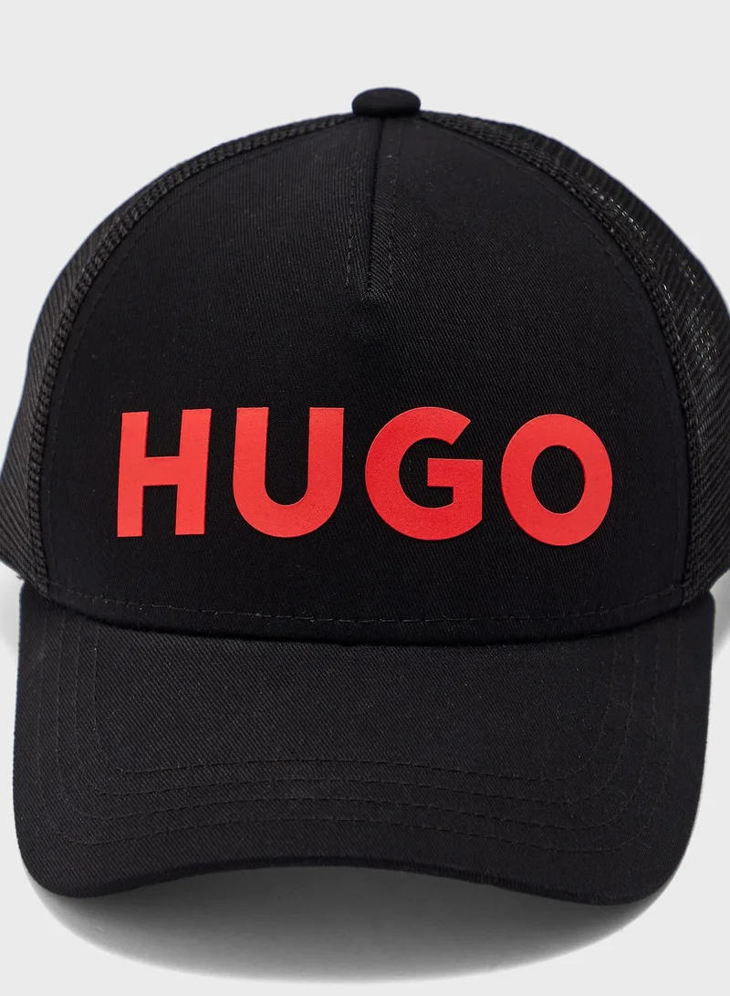 HUGO Logo Curved Peak Cap