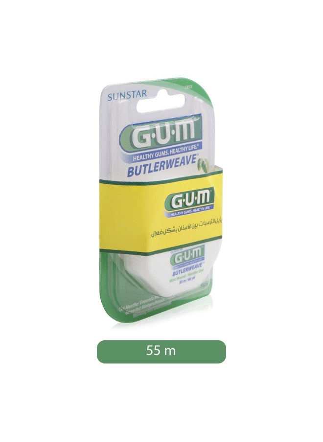 Butler Gum Weave Waxed Mint Floss 55Mm  - Image 2