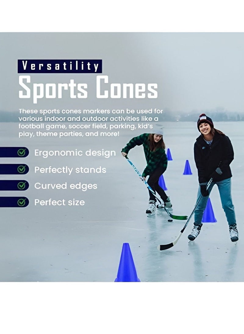 قمع كرة القدم البلاستيكي - Image 3