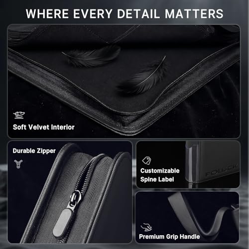 Foluck 9 Pocket Top Loader Binder, Holds 252 Toploaders, 200Pcs Top Loaders & Card Sleeves Included, Side-Loading Trading Card Binder, Premium Collection Album for Pokemon, TCG, MTG, Sports Cards - Image 5