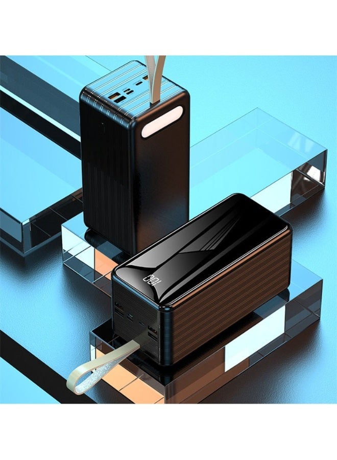 بنك طاقة فائق السعة 100,000 مللي أمبير في الساعة - شاحن محمول سريع الشحن مع منافذ USB متعددة، ومتانة عالية، وشاشة LED، ومتوافق مع الهواتف الذكية والأجهزة اللوحية وأجهزة الكمبيوتر المحمولة - Image 5