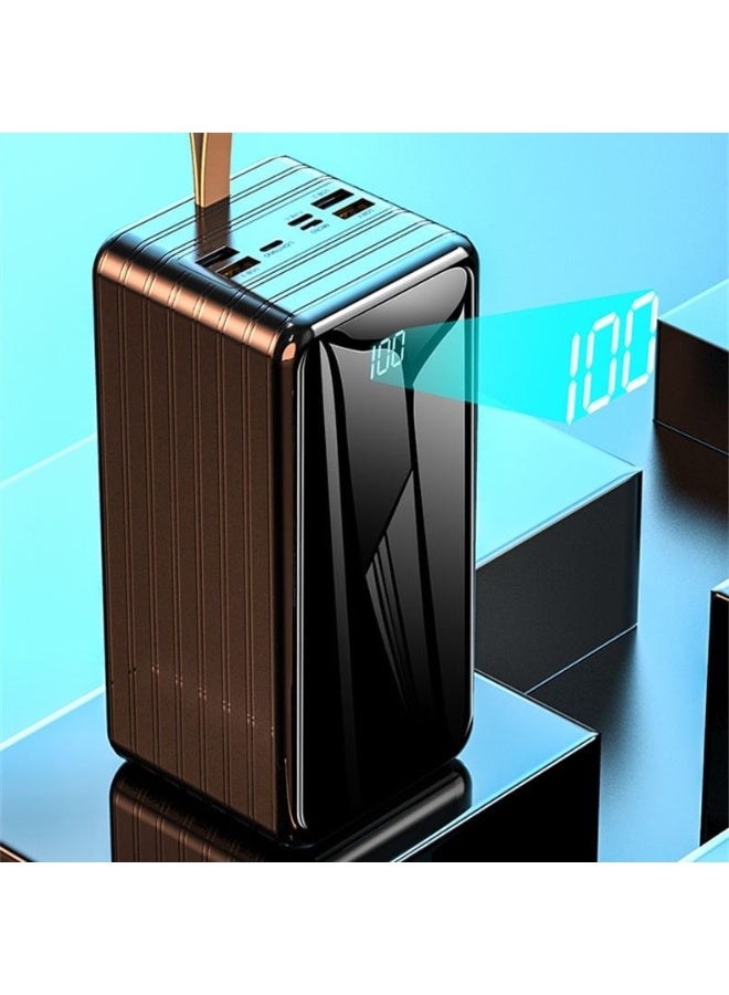 بنك طاقة فائق السعة 100,000 مللي أمبير في الساعة - شاحن محمول سريع الشحن مع منافذ USB متعددة، ومتانة عالية، وشاشة LED، ومتوافق مع الهواتف الذكية والأجهزة اللوحية وأجهزة الكمبيوتر المحمولة - Image 3