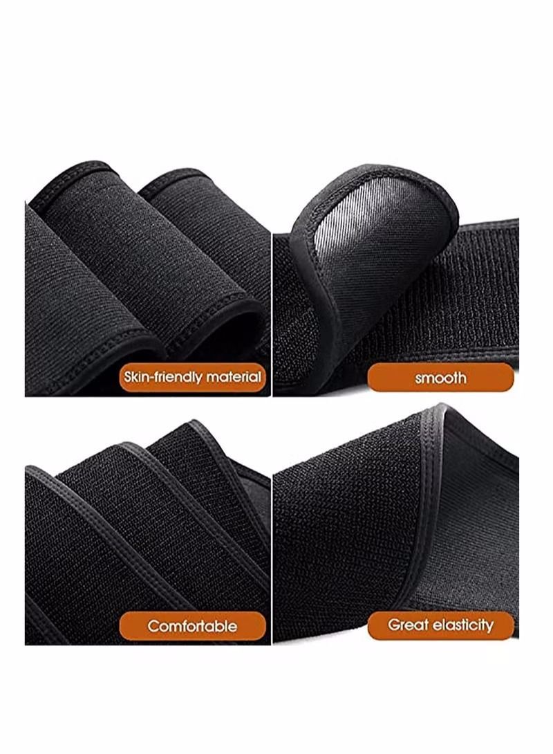 Women Slimming Tummy Wrap Belt Adjustable Comfortable Back Braces for Lower Back Pain Relief Abdominal Body Slimming Belt For Flat Tummy Belly Slimming Belt Sweat - Image 4