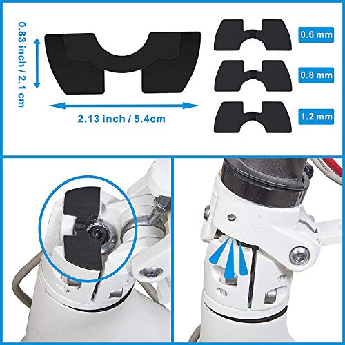 Yungeln Rear Mudguard Scooter Fender Bracket Scooter Replacement Accessory Support Mudguard Bracket Fender Compatible with Xiaomi 1S / M365 / Pro - Image 4