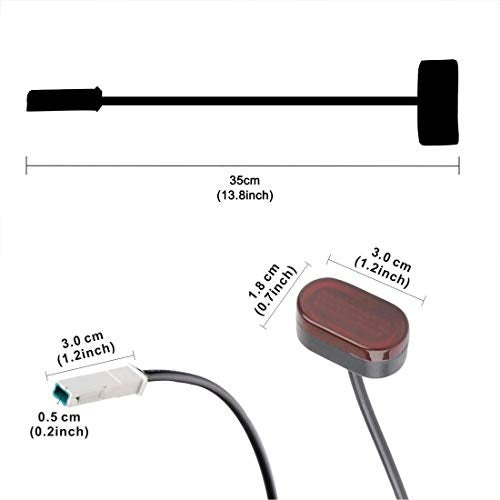 Yungeln Rear Mudguard Scooter Fender Bracket Scooter Replacement Accessory Support Mudguard Bracket Fender Compatible with Xiaomi 1S / M365 / Pro - Image 5