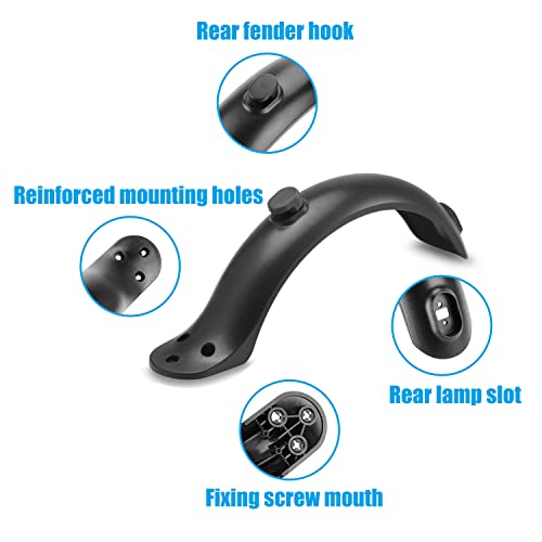 Yungeln Rear Mudguard Scooter Fender Bracket Scooter Replacement Accessory Support Mudguard Bracket Fender Compatible with Xiaomi 1S / M365 / Pro - Image 3