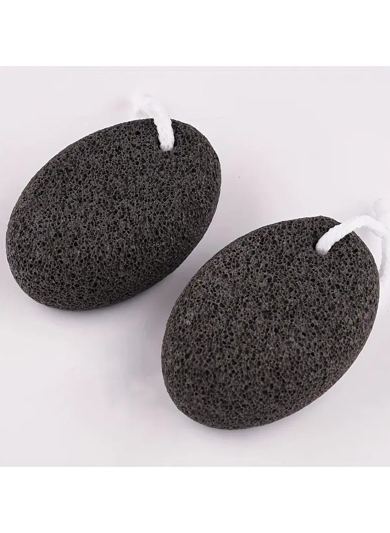Ucanbe 2PC Natural Pumice Stone for Feet – Exfoliating Pedicure Tool for Hard Skin & Callus Removal, Foot & Hand Care - Image 1