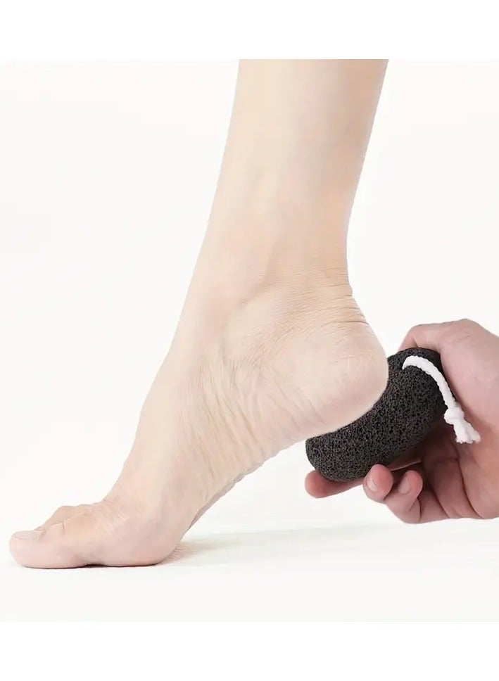 Ucanbe 2PC Natural Pumice Stone for Feet – Exfoliating Pedicure Tool for Hard Skin & Callus Removal, Foot & Hand Care - Image 4