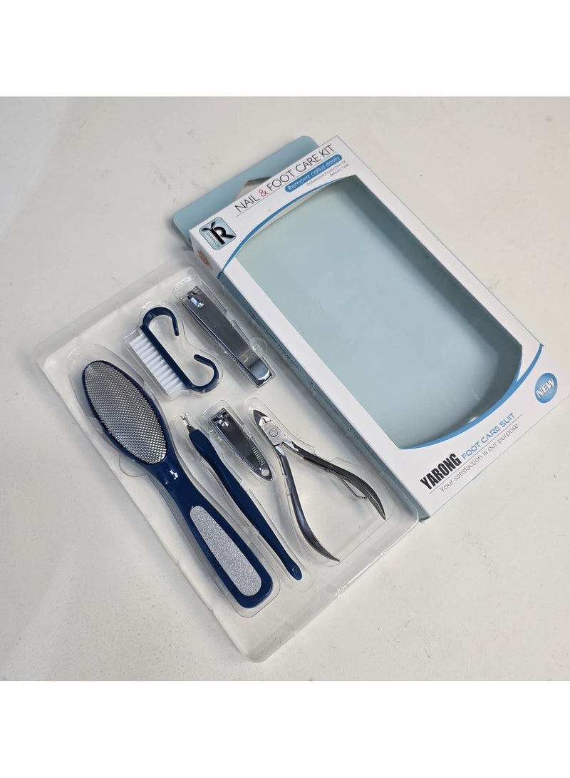 يورنج مجموعة أدوات العناية بالأظافر و بالقدم الاحترافية من 6 قطع - Image 2