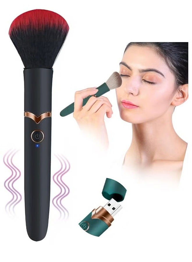 Generic Electric Portable Massage Brush - 10 Adjustable Vibration Modes, Rechargeable Wireless Handheld Massager for Face, Hands & Body Relaxation (For Women)  - Image 1