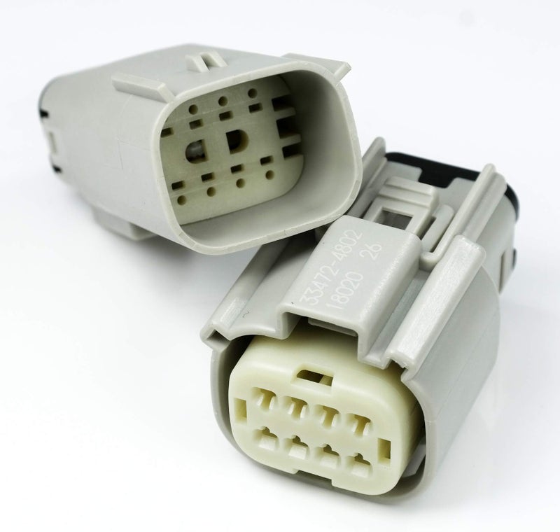 Molex Light Grey 8 Pin Wire Connector, Harley Waterproof, Sealed Kit, MX150 - Image 3