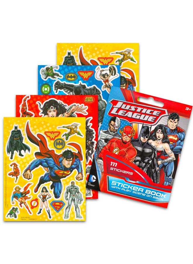 SUPERMAN Dc Comics Superman Stickers Party Supplies Pack ~ Variety Pack Superman And Justice League Stickers (Party Favor Craft Scrapbooking Adhesive Sticker Sheets) - Image 4