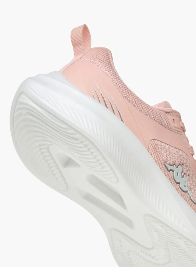 كابا Womens Panelled Lace-Up Sports Shoes with Pull Tab