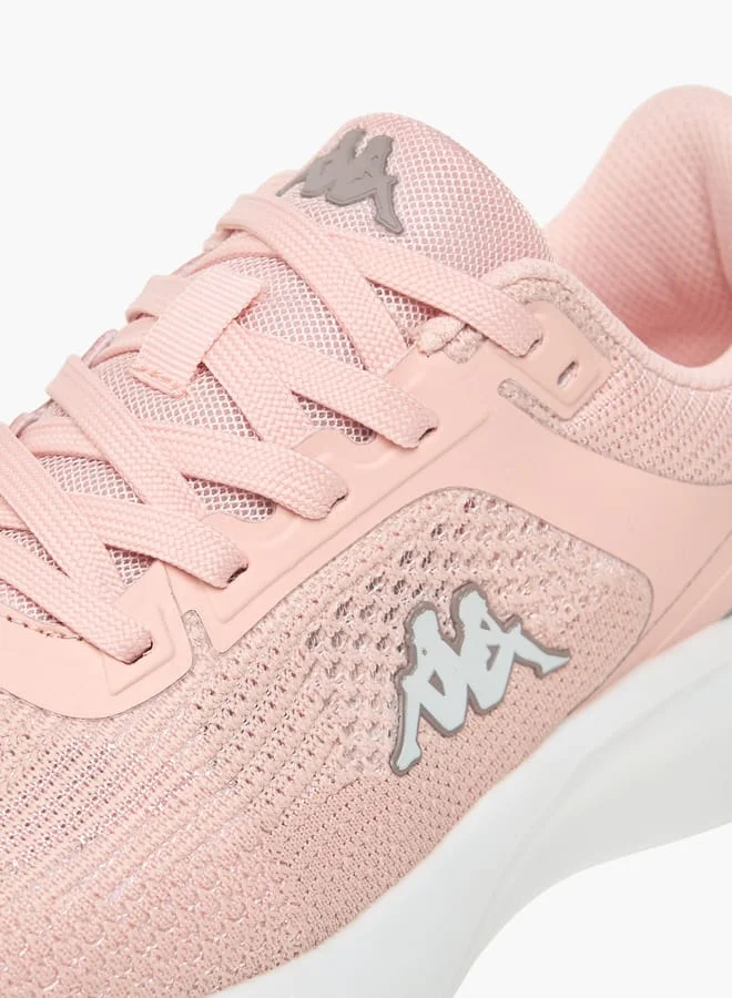 كابا Womens Panelled Lace-Up Sports Shoes with Pull Tab