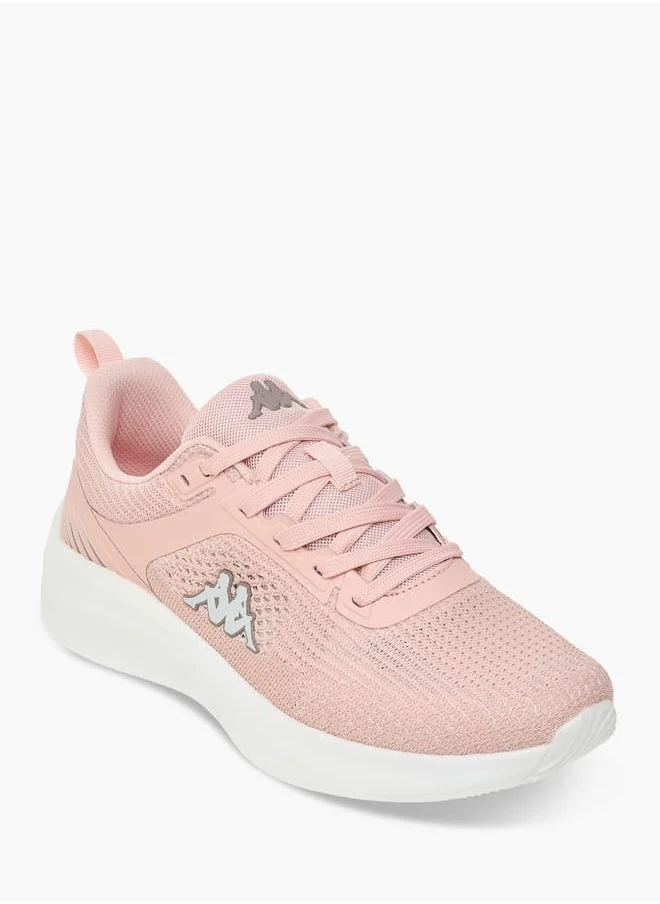 Kappa Womens Panelled Lace-Up Sports Shoes with Pull Tab