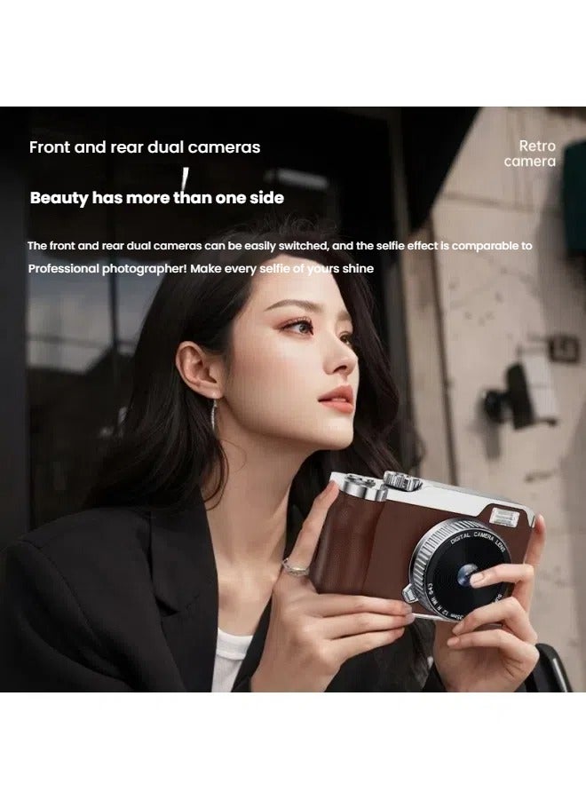 CCD high-definition digital camera, student children's camera, 64 million pixels, front and rear dual camera, 4K high-definition video recording - Image 3