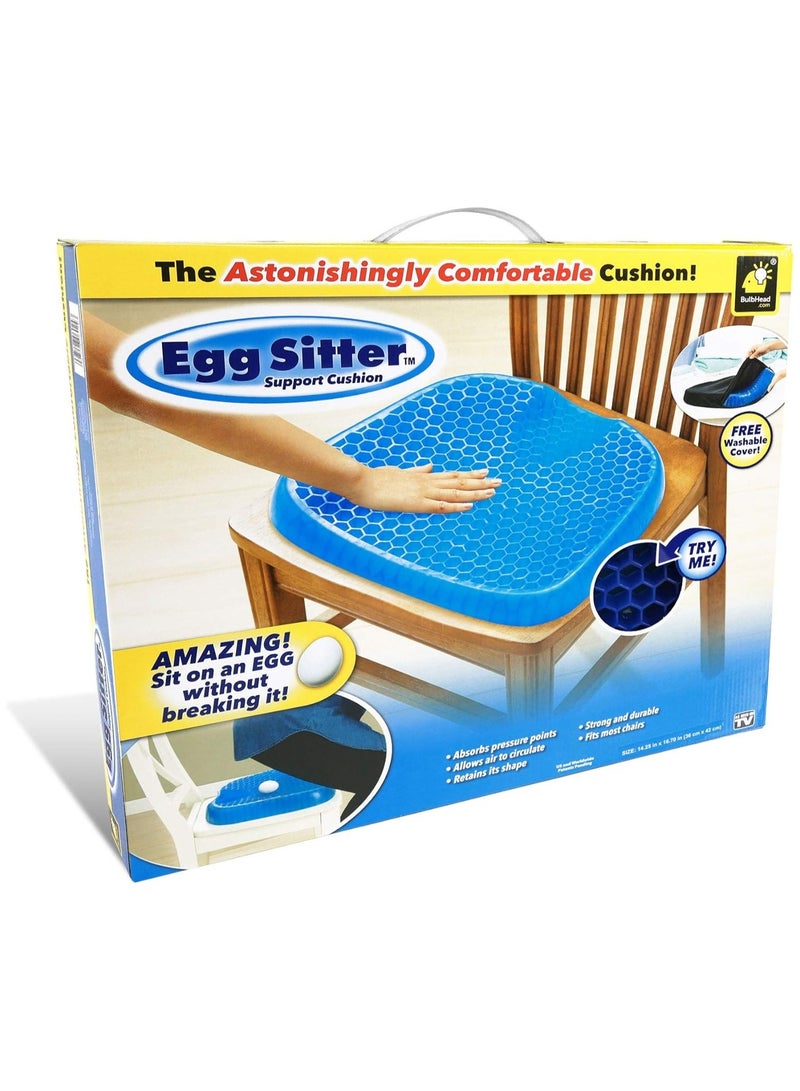 HAVEN Egg Sitter Seat Cushion with Non-Slip Cover, Breathable Honeycomb Design Absorbs Pressure Points  - Image 1