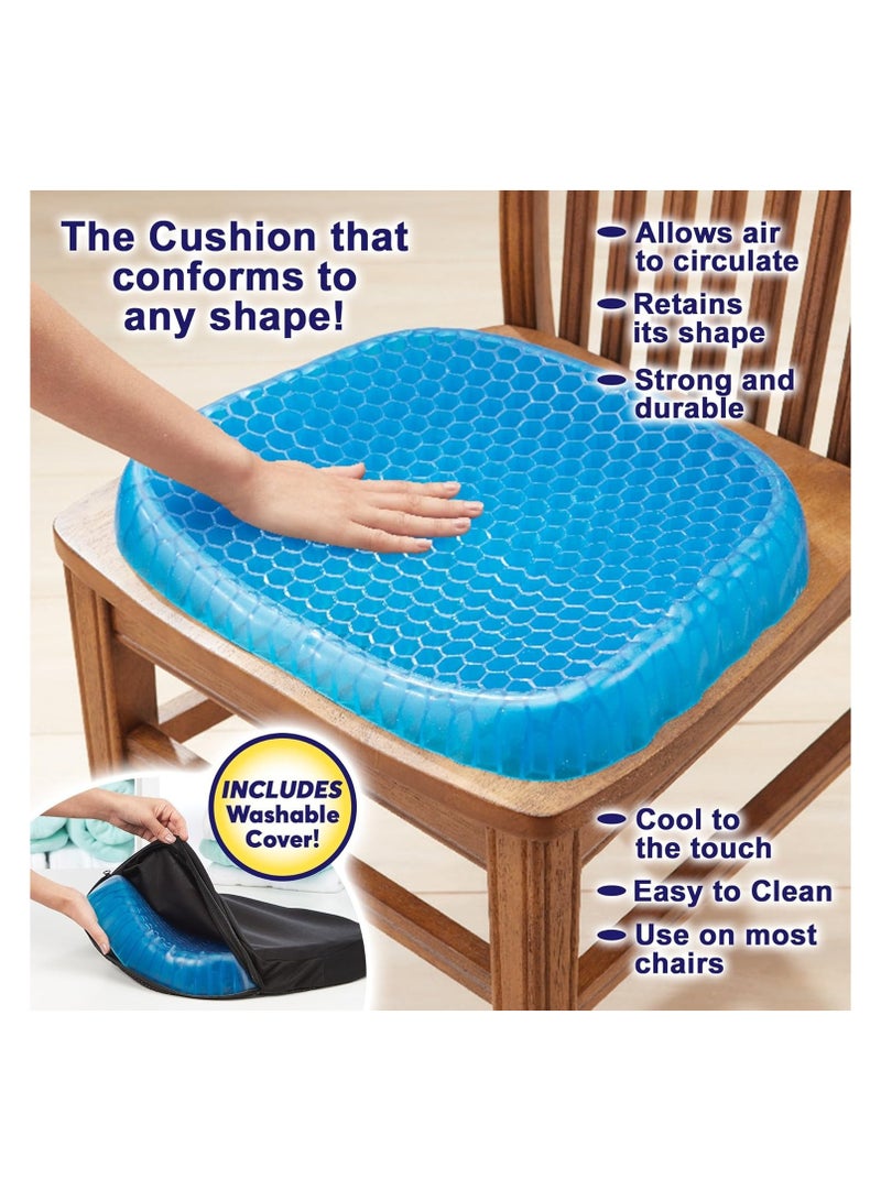 HAVEN Egg Sitter Seat Cushion with Non-Slip Cover, Breathable Honeycomb Design Absorbs Pressure Points  - Image 2