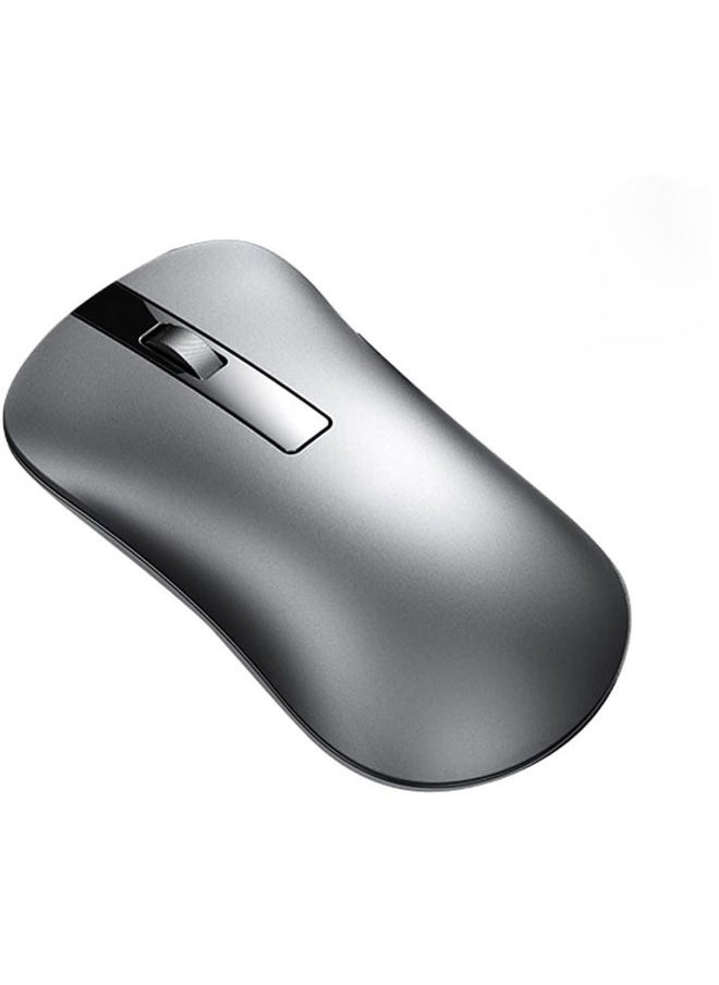 Wireless Silent Mouse,XM10 Aluminum Alloy Rechargeable Mute Gamer Mouse ​Slim Noiseless with USB Receiver for PC, Tablet, Laptop,Notebook Silver 2.4G  - Image 1