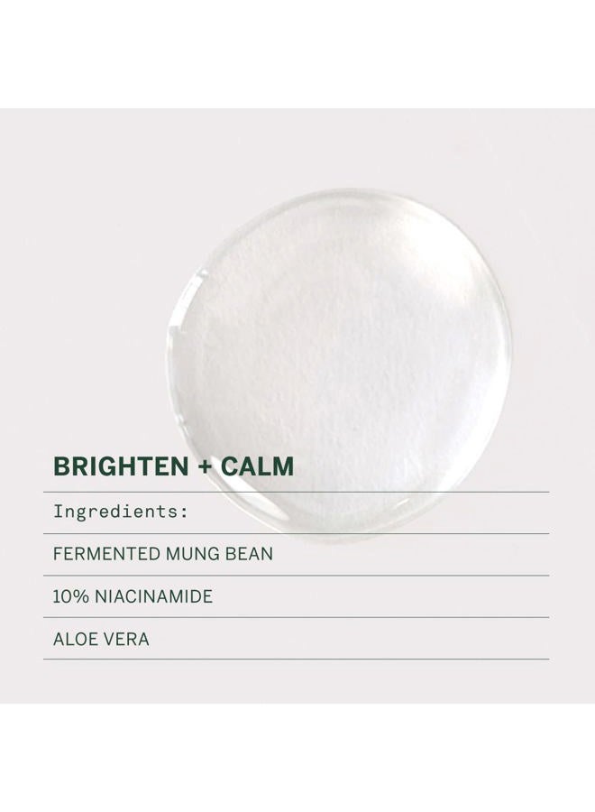 FACETORY Urban Calm Hydrating Vita Serum Mini Travel Size 15 ml - Glow Boosting Facial Serum with Fermented Mung Bean and 10% Niacinamide for Fine Lines & Wrinkles - Smoothing and Calming Fermented Serum - Image 2