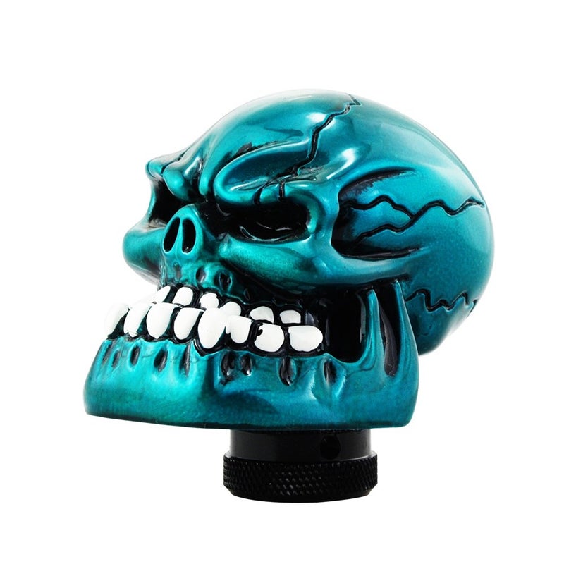 Mavota Blue Skull Manual Automatic Gear Shift Knobs - Image 3