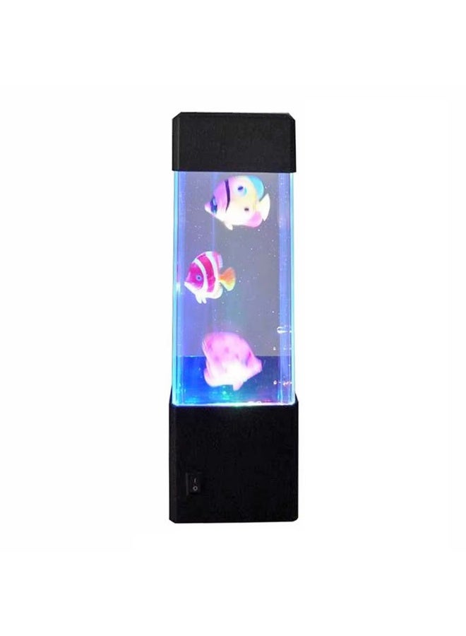 LED Moving Nemo Fish Lamp Real Water Aquarium Color Changing Night Light Decorative Ocean Effect USB or Battery Powered Gift for Kids and Home Decor - Image 1