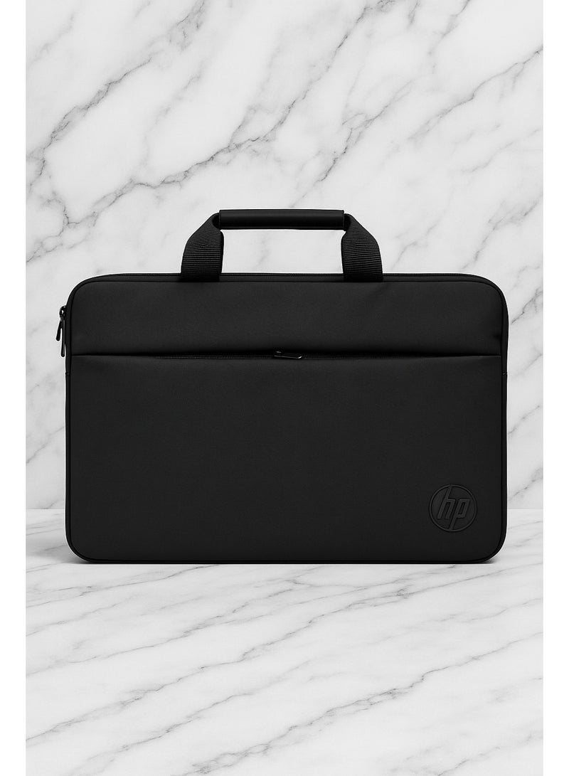HP 15.6-inch Laptop Bag – Stylish and Lightweight Design – Zippered Pocket and Comfortable Carrying Handle – Black - Image 4