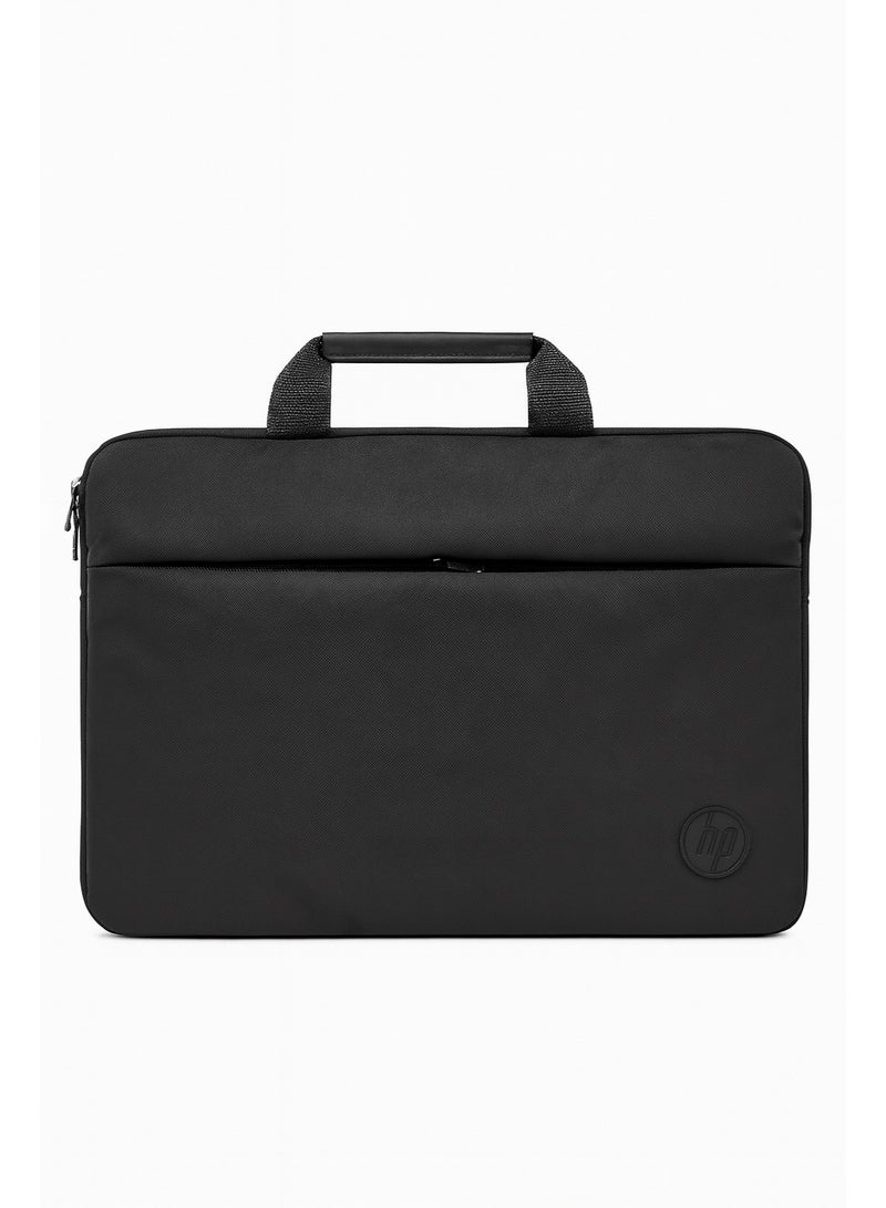 HP 15.6-inch Laptop Bag – Stylish and Lightweight Design – Zippered Pocket and Comfortable Carrying Handle – Black - Image 1