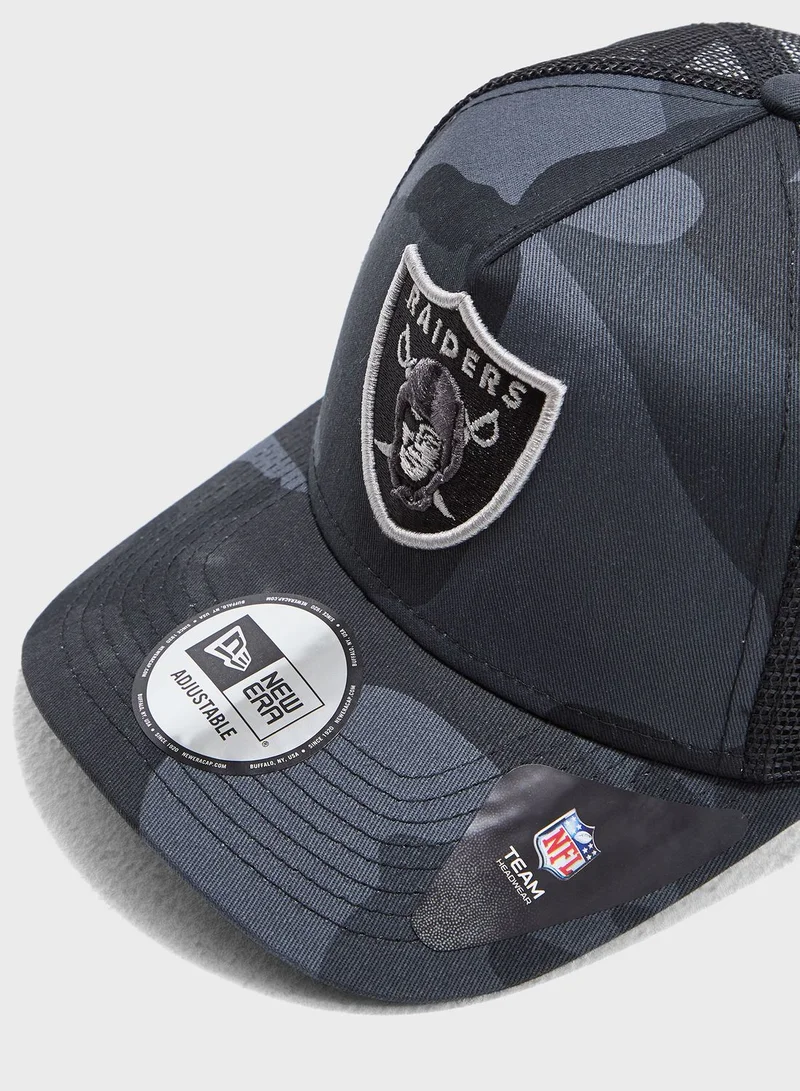 NEW ERA 9Forty Oakland Raiders Camo Trucker Cap