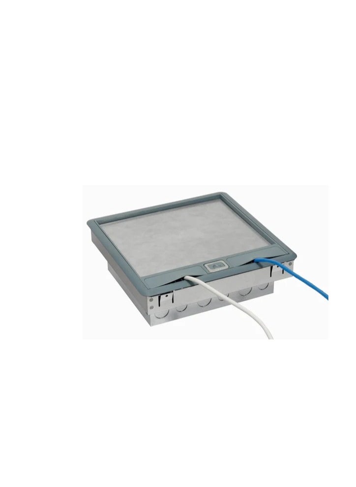 ABBASALI - Cable Management System Electrical Raised Floor Outlet Box With 3 Compartments - Image 1